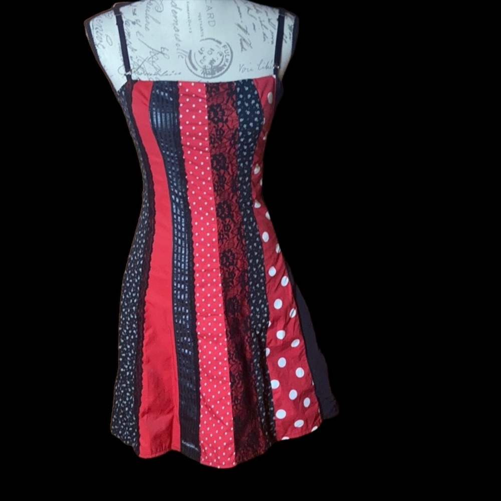 Vintage French boutique corset dress